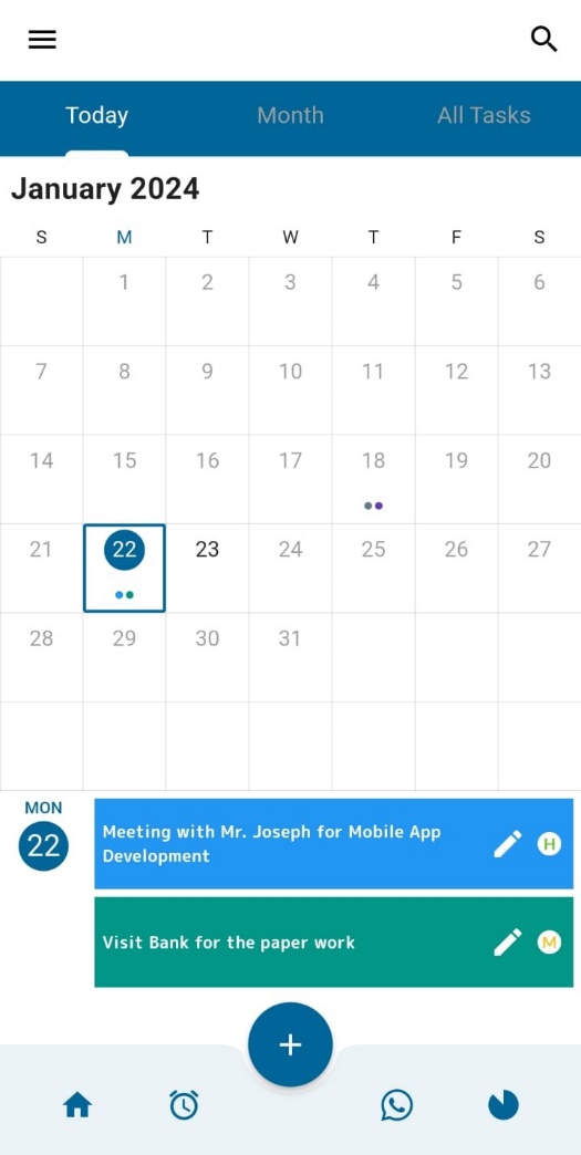 Ayami — daily task and reminder list